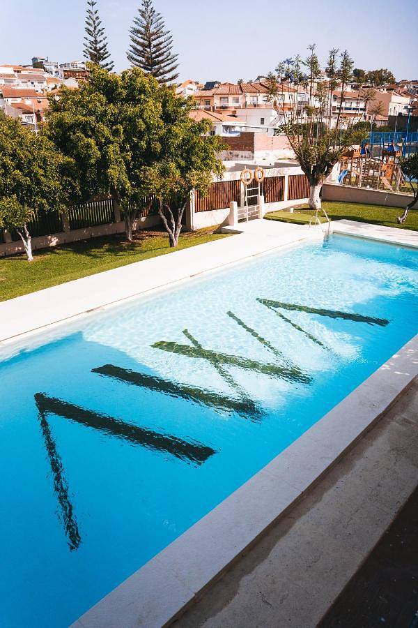 Gjestehus for 2 personer, Terrasse og Hage i tillegg til Barnebasseng og Badebasseng i Malaga