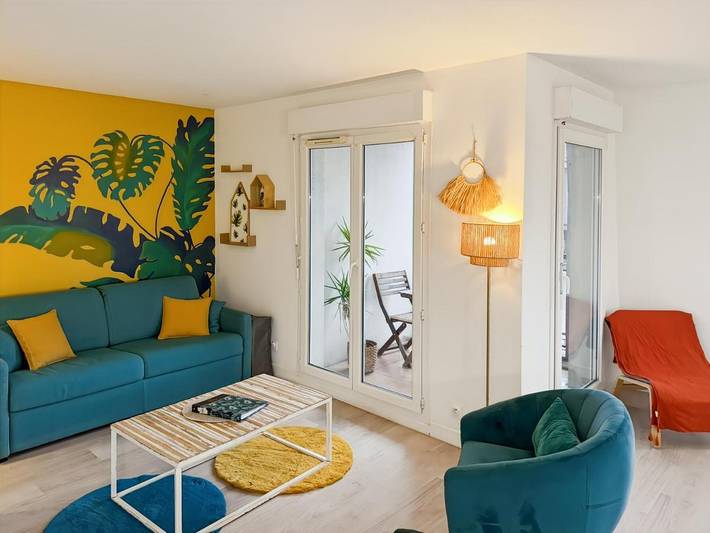 Gîte pour 5 personnes, avec balcon et vue dans Gare Du Val D Europe - 2