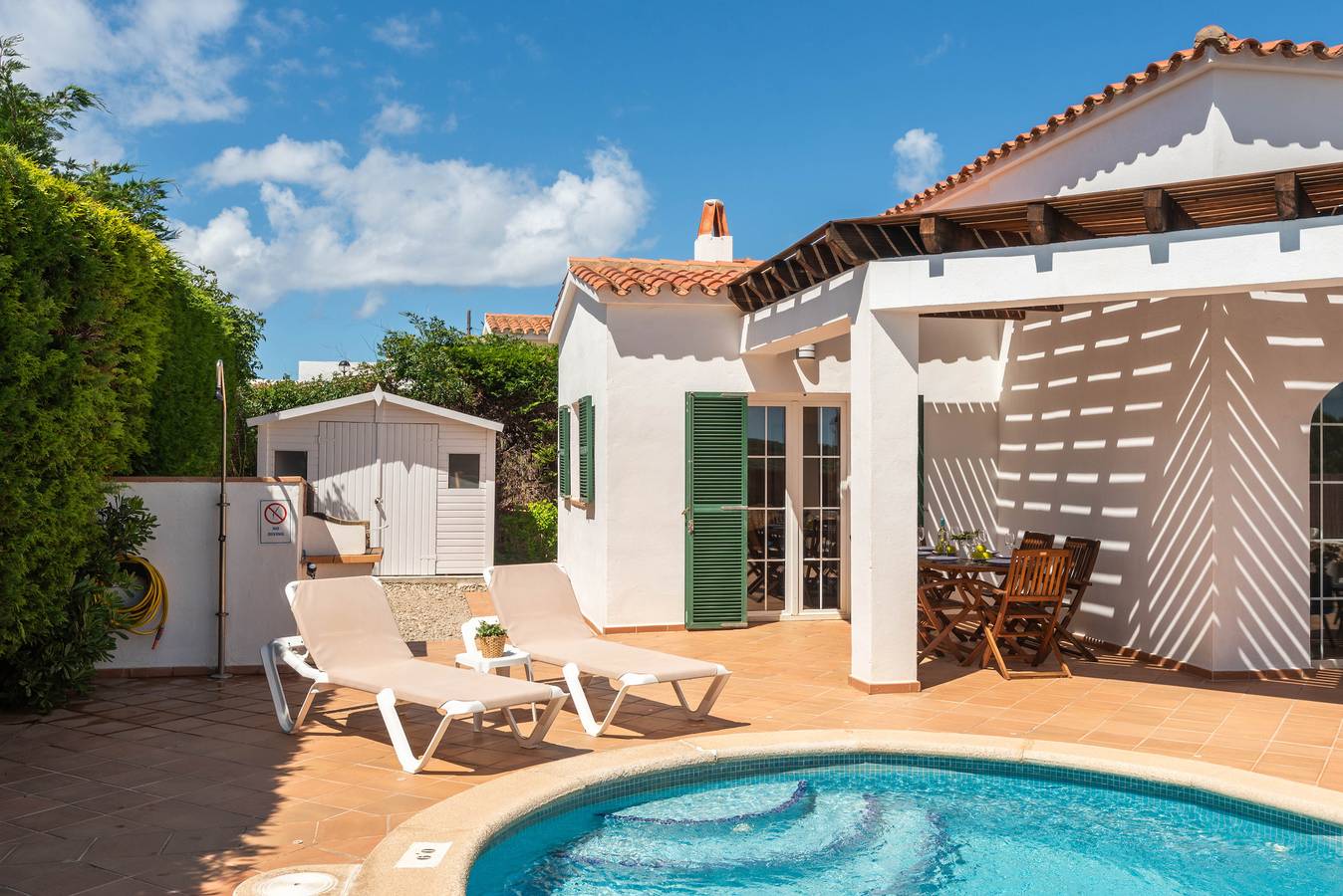 Villa Rouss in Cala en Porter, Municipio de Alaior