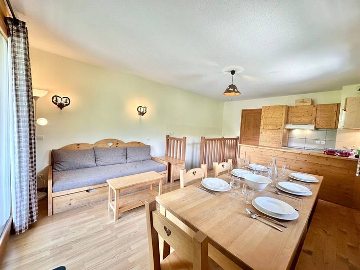 Chalet pour 8 personnes, avec Balcon ainsi que Terrasse et Piscine à Vars