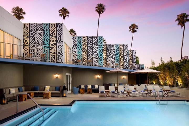 Hotel für 4 Personen, mit Ausblick und Terrasse sowie Pool, kinderfreundlich in Santa Monica
