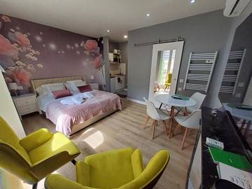 Gîte pour 4 personnes, avec balcon et vue, animaux acceptés dans Office De Tourisme D Amelie Les Bains