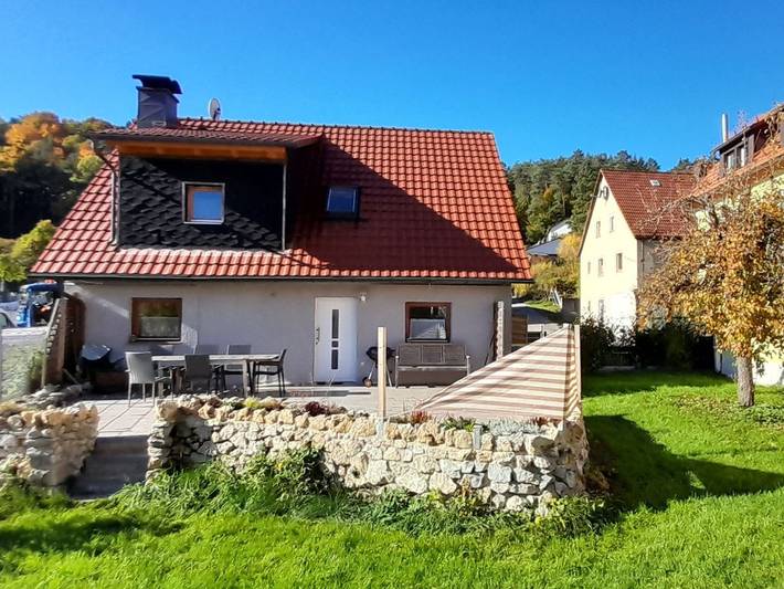 Ferienhaus für 8 Personen, mit Terrasse und Garten, mit Haustier in Plech