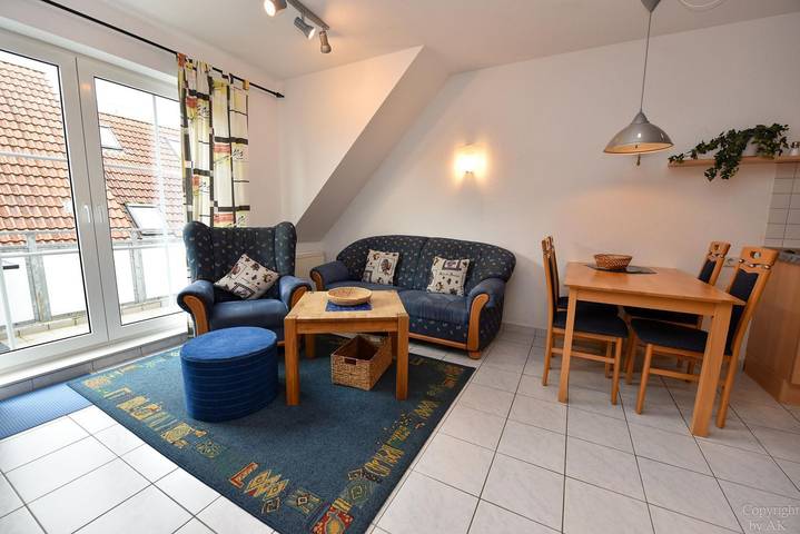 Ferienwohnung für 4 Personen, mit Balkon in Duhnen