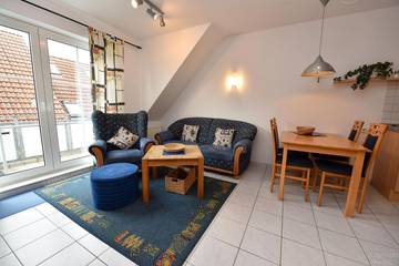 Ferienwohnung für 4 Personen, mit Balkon in Unterelbe