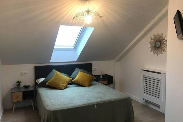 Apartamento para 4 personas, con piscina y jardín en Luanco