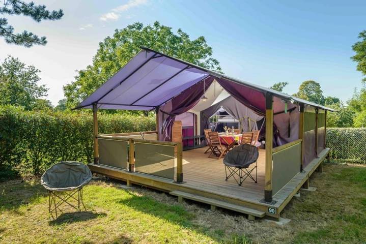 Tente pour 5 personnes, avec bassin pour enfant dans le Finistère - 3