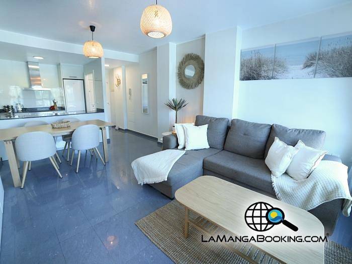 Apartamento de férias inteiro, Apartamento de férias para 4 pessoas com varanda/terraço in San Javier, Costa Cálida