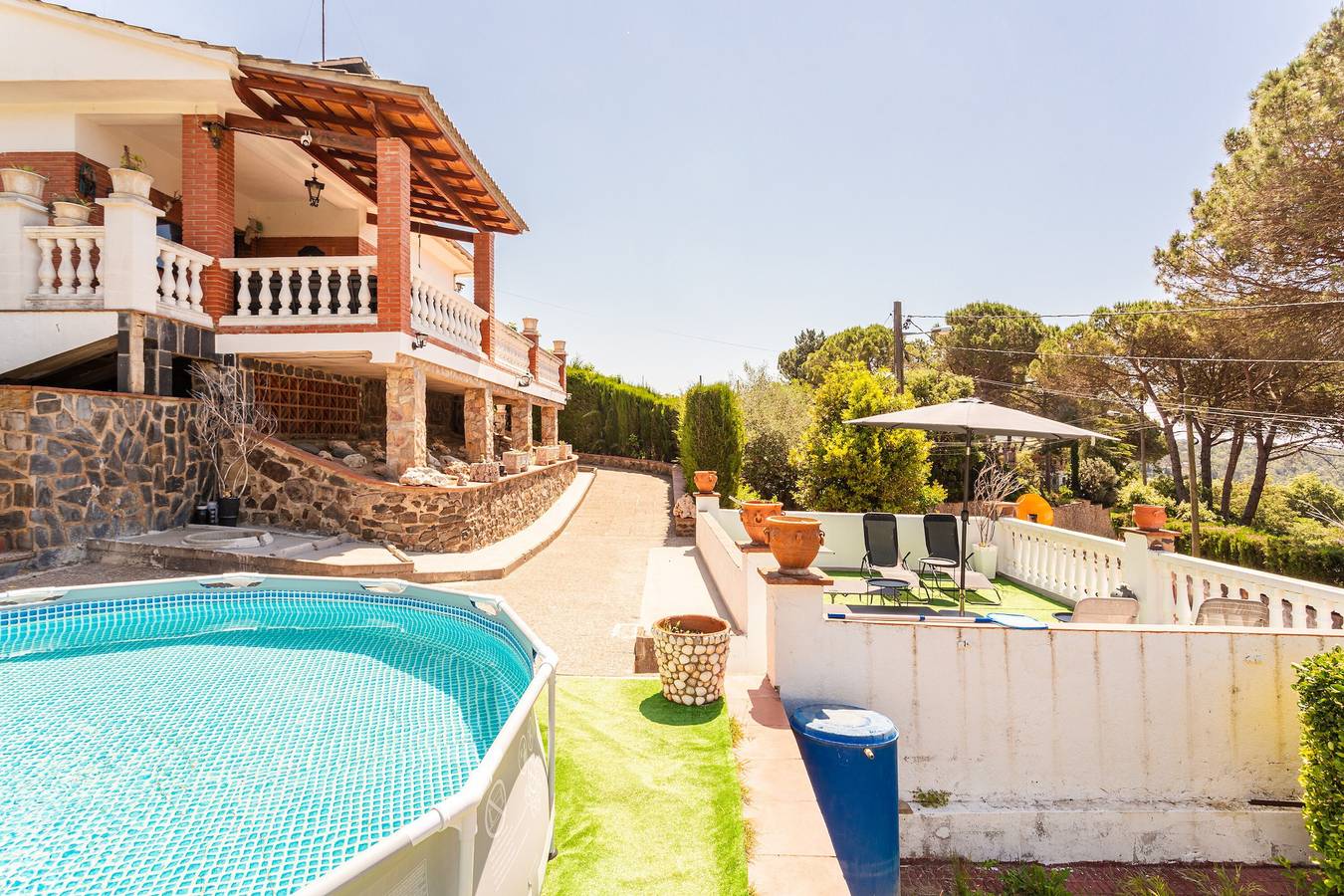 Ferienhaus 'Villa Toro' mit Bergblick, Wlan und Klimaanlage in Maçanet de la Selva, Girona Provinz