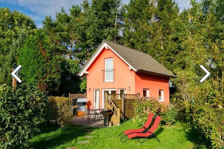 Ferienhaus für 5 Personen, mit Balkon/Terrasse und Terrasse sowie Garten und Sauna auf Usedom