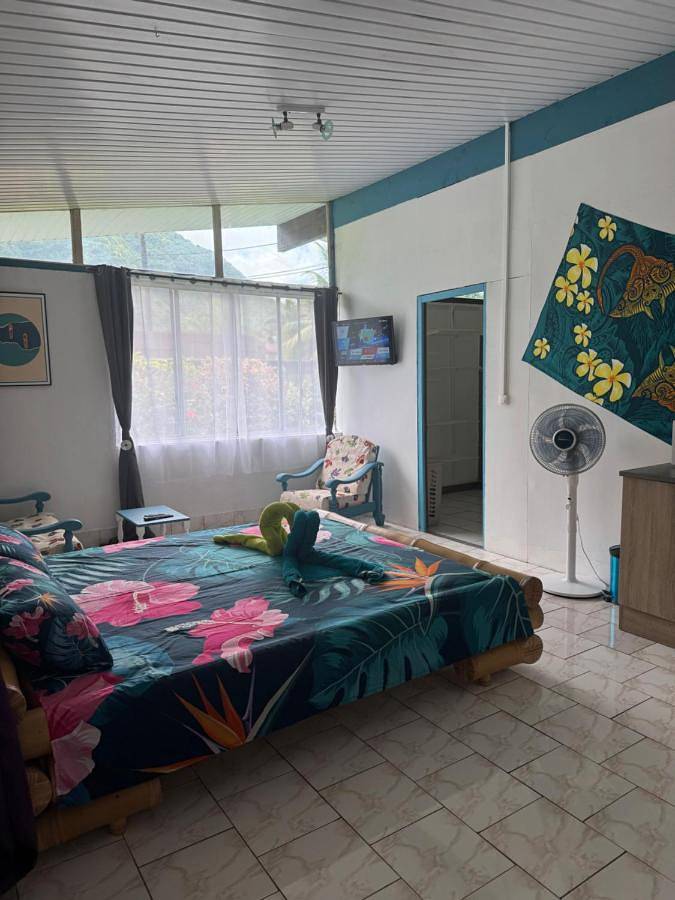 Gîte pour 2 personnes, avec piscine ainsi que vue et jardin, animaux acceptés dans Papara - 4