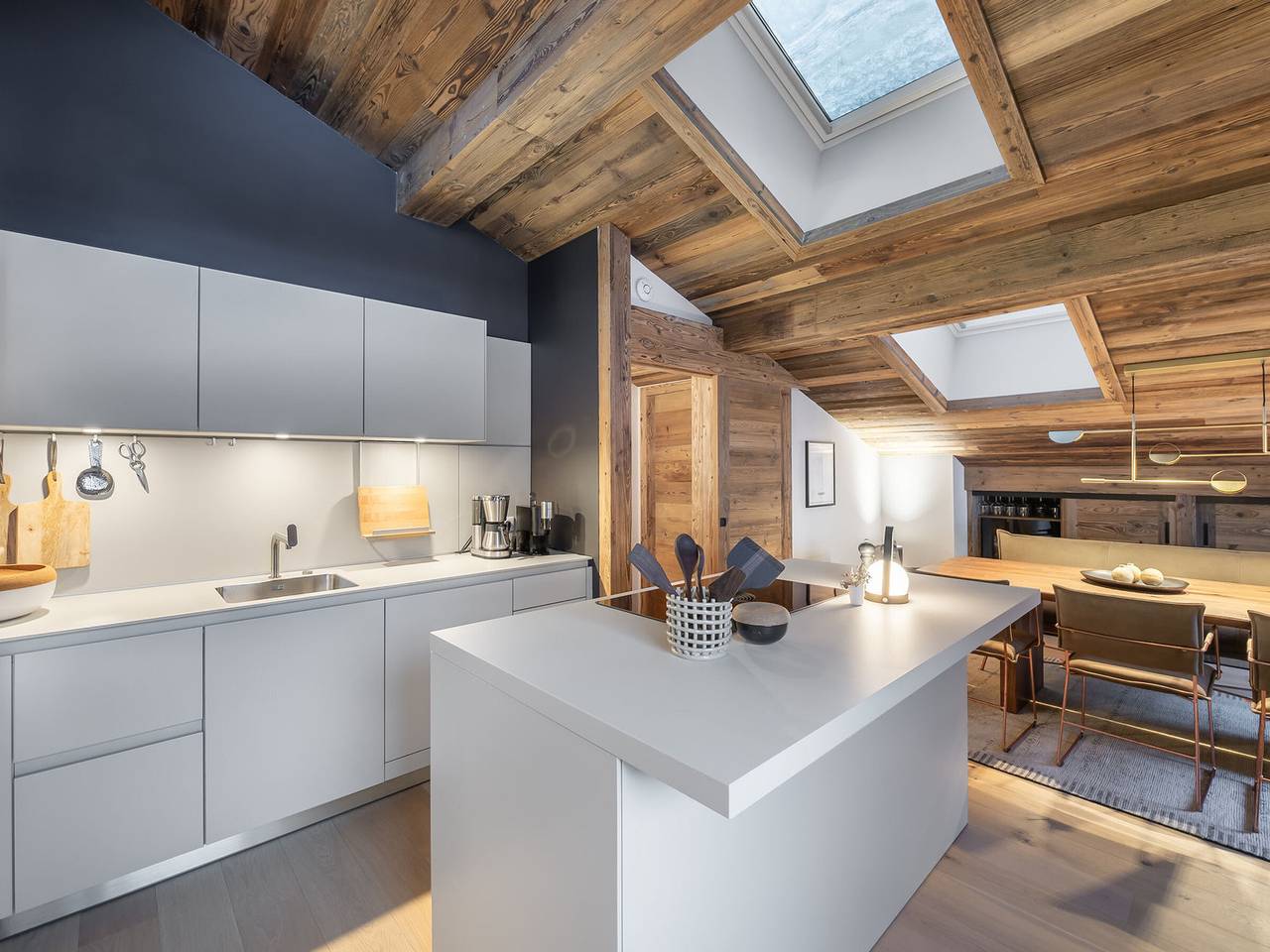 Apartamento entero, Dúplex con zona de wellness, piscina y 4 habitaciones en Megève in Megève, Pays du Mont-Blanc