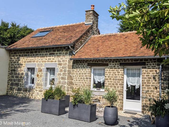 Gîte für 2 Personen, mit Terrasse und Garten in der Normandie