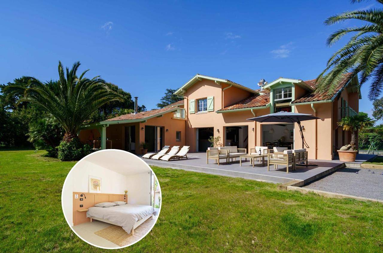 Villa familiale à Biarritz, Parc privé, Pelote Basque & Boulodrome in Biarritz, Région de Bayonne