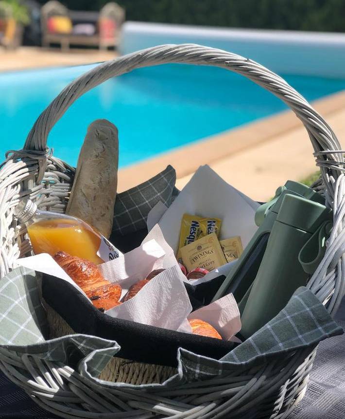 Gîte pour 6 personnes, avec vue ainsi que jardin et piscine à Chonas-l'Amballan - 4