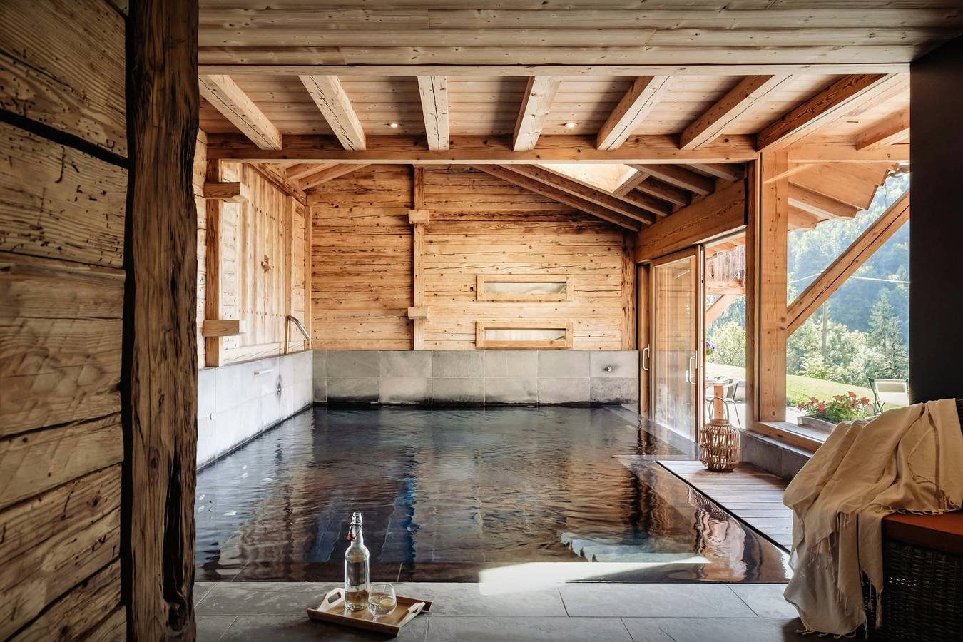 Pool with a view, sauna & hammam in a stunning alpine chalet - Ovo Network in Les Clefs, Annecy und Umgebung