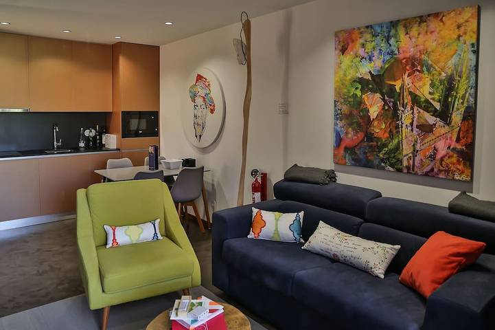 Location de vacances pour 4 personnes, avec balcon et jardin dans Guimarães