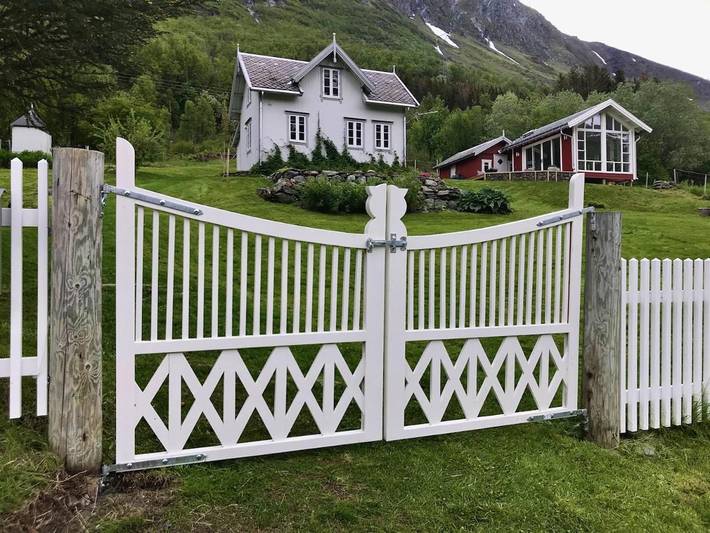 Ferienhaus für 5 Personen, mit Garten und Ausblick in Lyngen