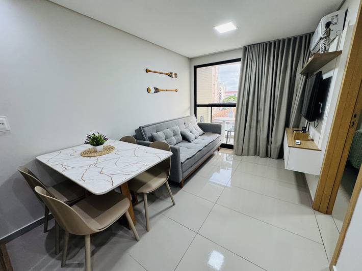 Ganze Wohnung, Ferienwohnung für 6 Personen mit Balkon in Cabo Branco, João Pessoa