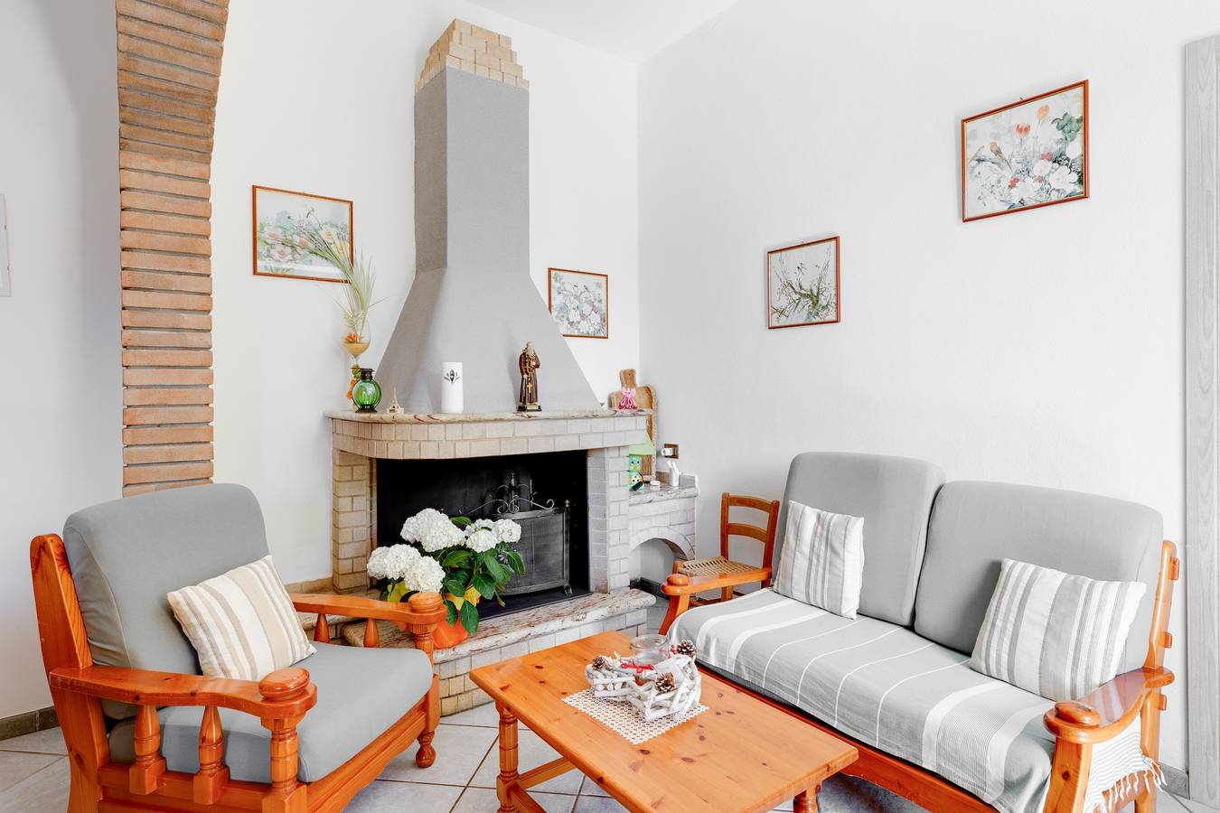 Maison de vacances 'Casa Rosa' avec vue sur les montagnes, Wi-Fi et climatisation in Fluminimaggiore, Costa Verde (Sardaigne)