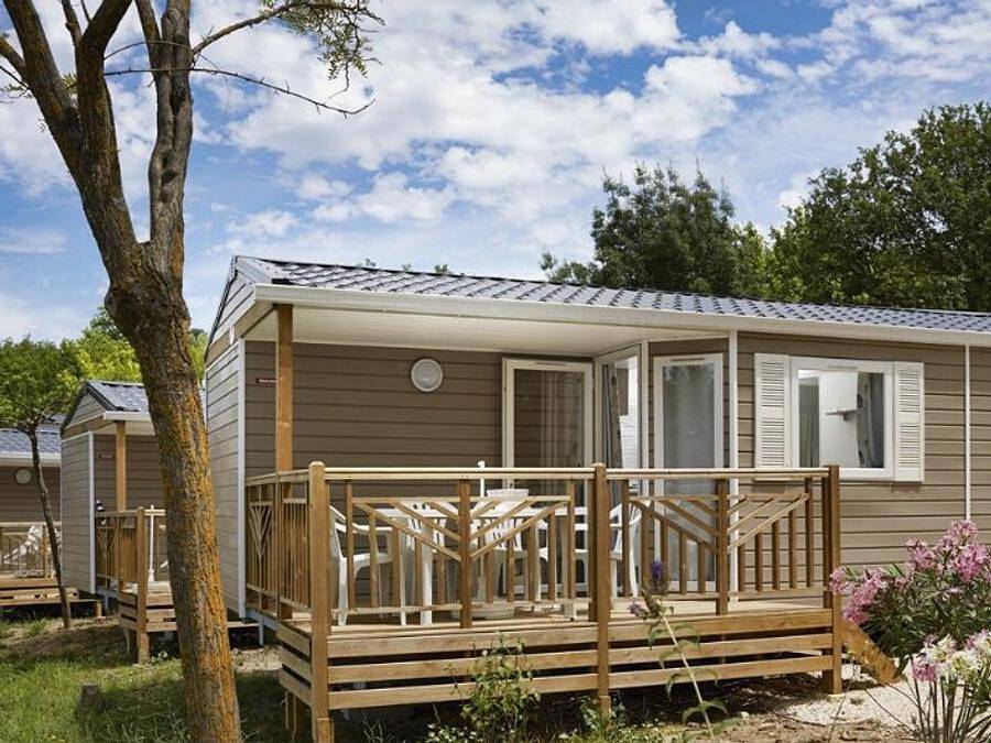 Camping La Riviera - Mobilheim 4 personen - Mobilheim Cocoon 4 Personen 2 Zimmer 23m² in Saint-Michel-Chef-Chef, Côte de Jade