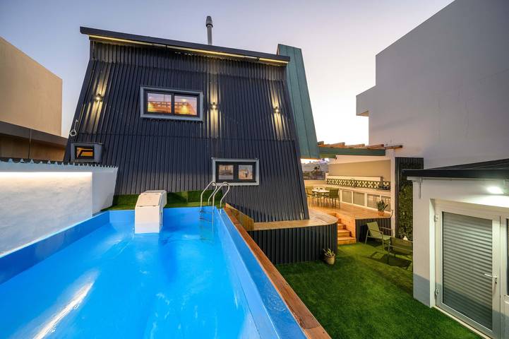 Ferienhaus für 7 Personen, mit Whirlpool und Pool sowie Garten, mit Haustier - 1