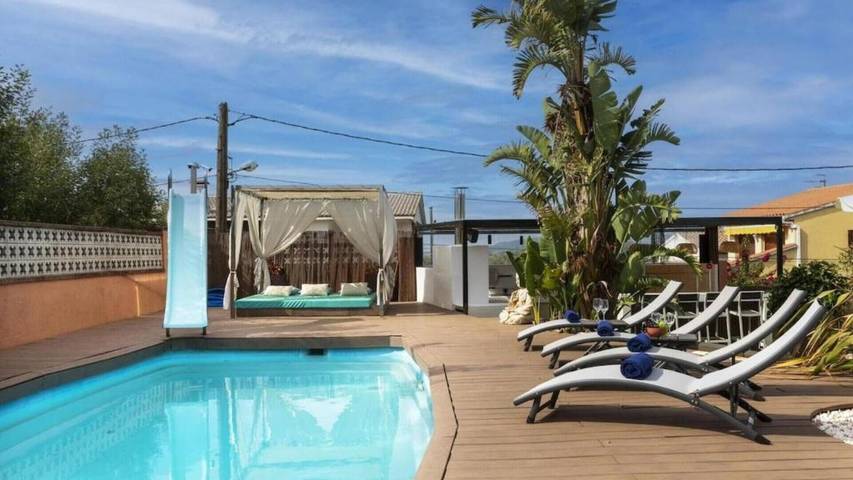 Villa „Costacabana - Soleia“ mit privatem Pool, Terrassen und WLAN in Lloret de Mar, Costa Brava