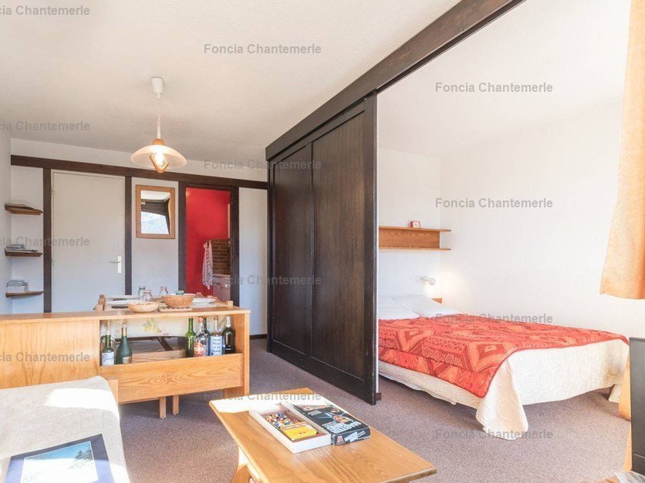 Ganze Wohnung, Charmantes Studio-Wohnung in Serre-Chevalier: 4 Schlafplätze, bestens ausgestattet, Balkon in Saint-Chaffrey, Serre Chevalier