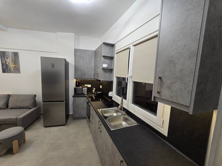 Ganze Wohnung, Ferienhaus 'Modern Apartment' mit WLAN und Klimaanlage in Thessaloniki und Umgebung