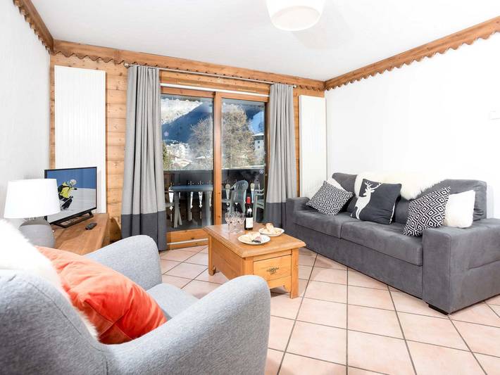 Gîte pour 4 personnes, avec balcon dans Gare De Chamonix Mont Blanc - 2