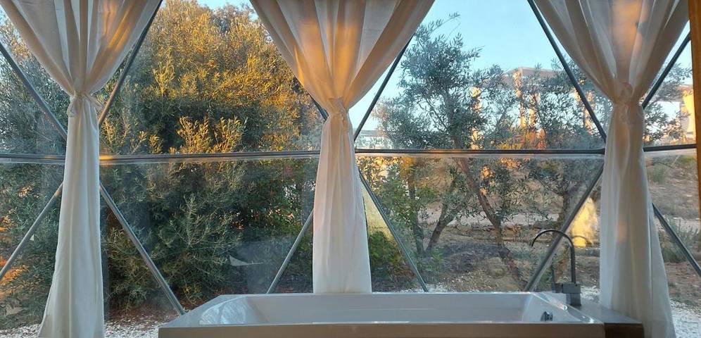 Tente pour 2 personnes, avec terrasse et piscine ainsi que jardin et vue au Portugal - 3