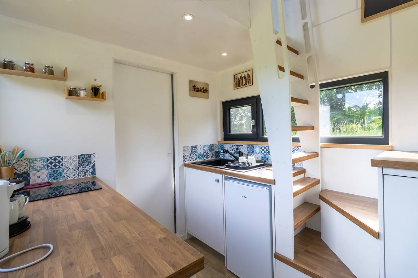 Appartement de vacances entier, Tiny House à Saint-Cernin-de-l'Herm - Piscine partagée & séjour relaxant pour 4 personnes in Saint-Cernin-de-l'Herm, Périgord Noir