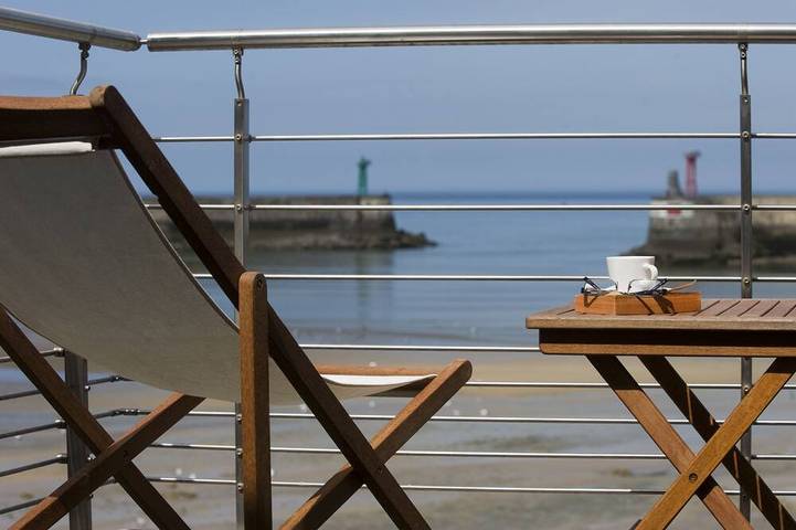 Maison de vacances pour 2 personnes, avec Balcon à Port-en-Bessin-Huppain
