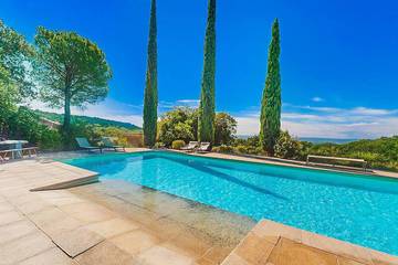 Location de vacances pour 10 personnes, avec jardin à Clansayes