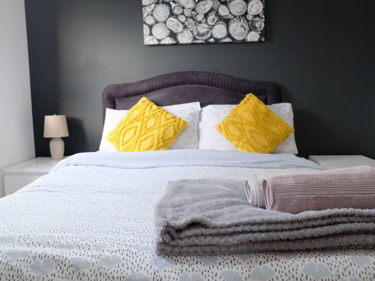 Appartement entier, 1-Schlafzimmer-Wohnung, 3 Gäste mit Parkplatz und Wi-Fi in Grand Manchester