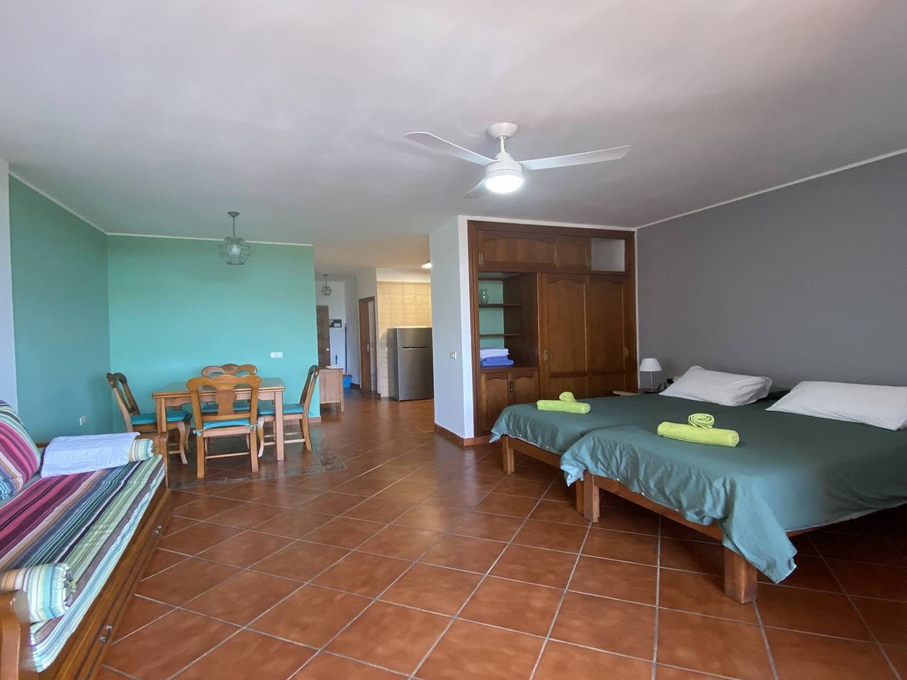 Entire studio, Comfortable studio with sea and mountain views for 2 people in La Puntilla, Valle Gran Rey