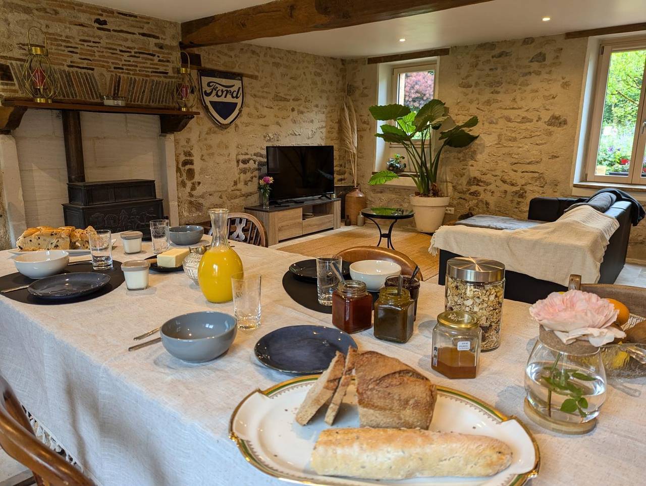 Calathéas in Abzac, Charente