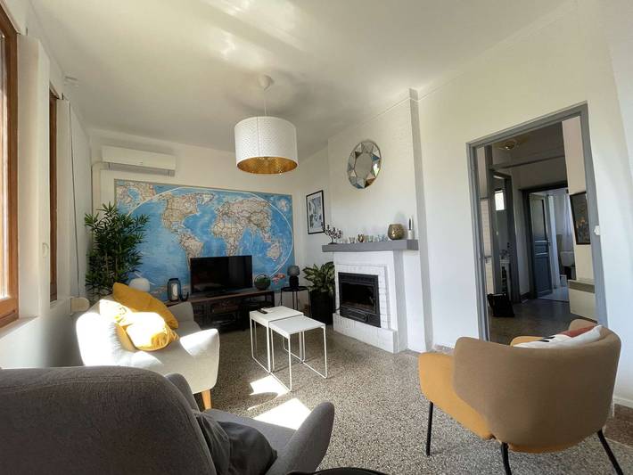 Ganze Ferienwohnung, Ferienwohnung für 6 Personen mit Terrasse in Bormes-les-Mimosas, Parc national Port-Cros