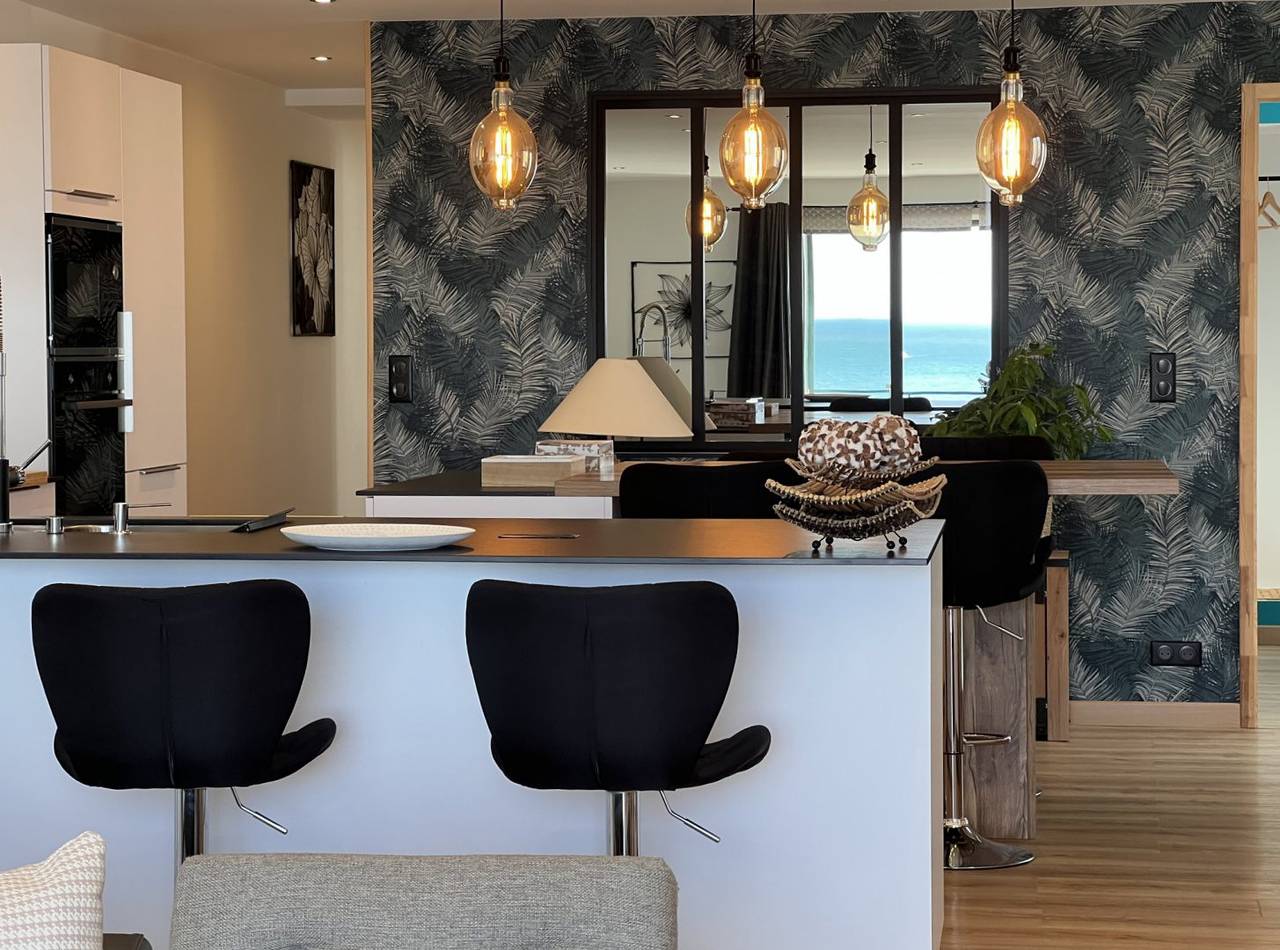 Appartement entier, Agréable appartement avec splendide vue mer imprenable in Granville, Côte de la Déroute