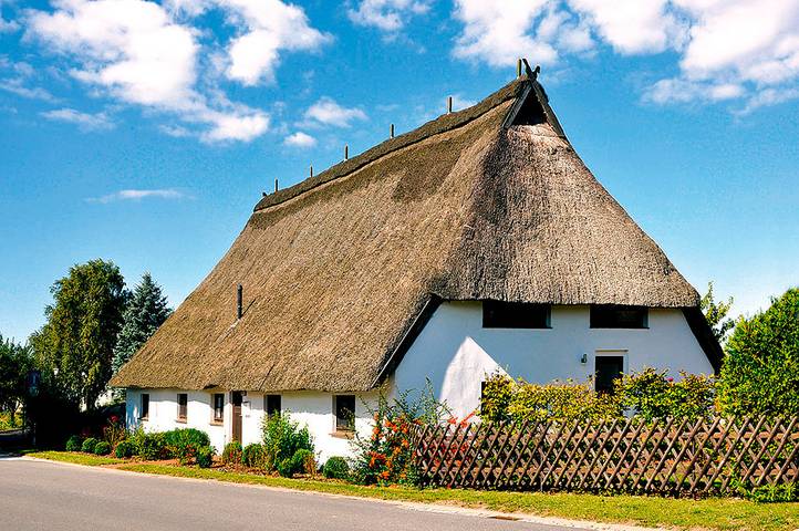 Ferienwohnung für 3 Personen, mit Garten am Salzhaff
