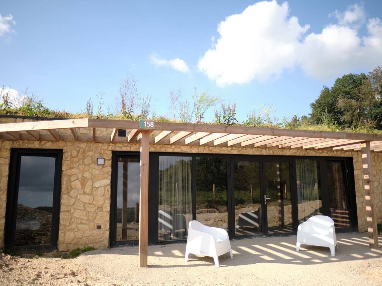 Leuke heuvellodge in Gulpen met geweldig uitzicht in Gulpen, Limburg