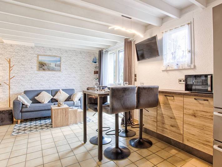 Maison de vacances pour 4 personnes, avec jardin ainsi que terrasse et piscine