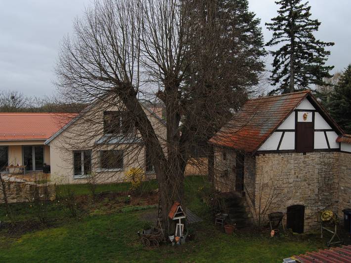 Ganze Ferienwohnung, Ferienhaus Lindenhof - Ferienhaus mit 130qm, 2 Schlafzimmer für max. 5 Personen in Nohra, Weimarer Land