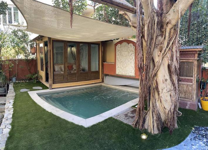 Villa pour 6 personnes, avec jacuzzi ainsi que piscine et jardin à Beaulieu-sur-Mer