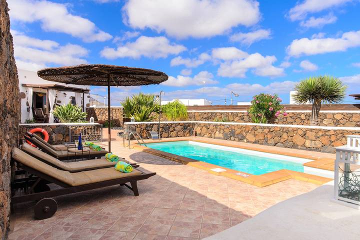 Ferienhaus für 4 Personen, mit Garten auf Lanzarote
