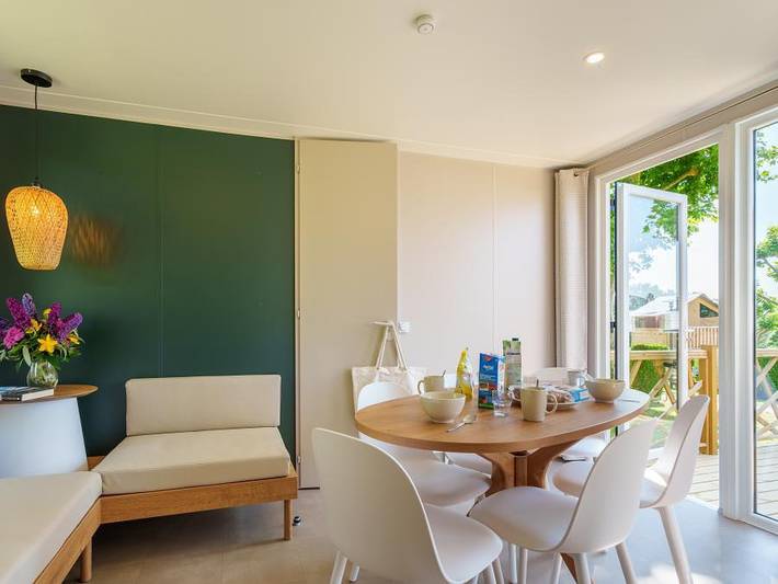 Mobil home pour 6 personnes, avec bassin pour enfant à Taden - 4