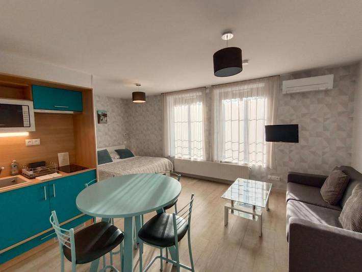 Appart’hôtel pour 2 personnes, avec terrasse et jardin, animaux acceptés