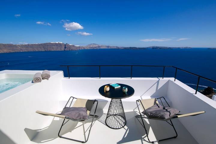 Location de vacances pour 2 personnes, avec balcon et vue sur l’océan à Oia - 2