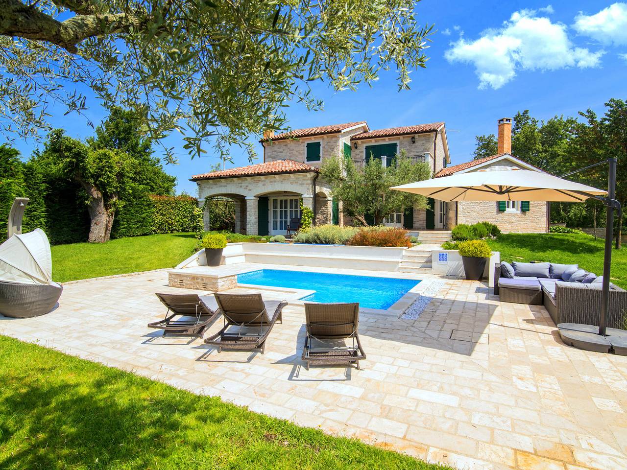 Villa in Baderna mit privatem Pool in Baderna, Zentralistrien