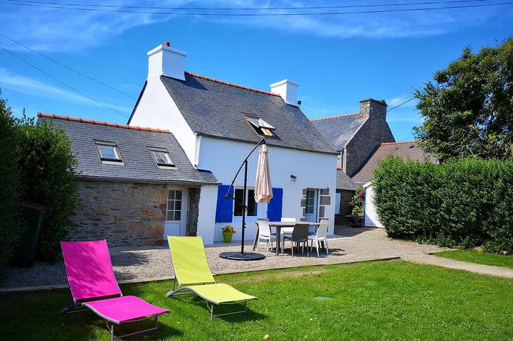 Maison de vacances pour 6 personnes, avec jardin à Landunvez